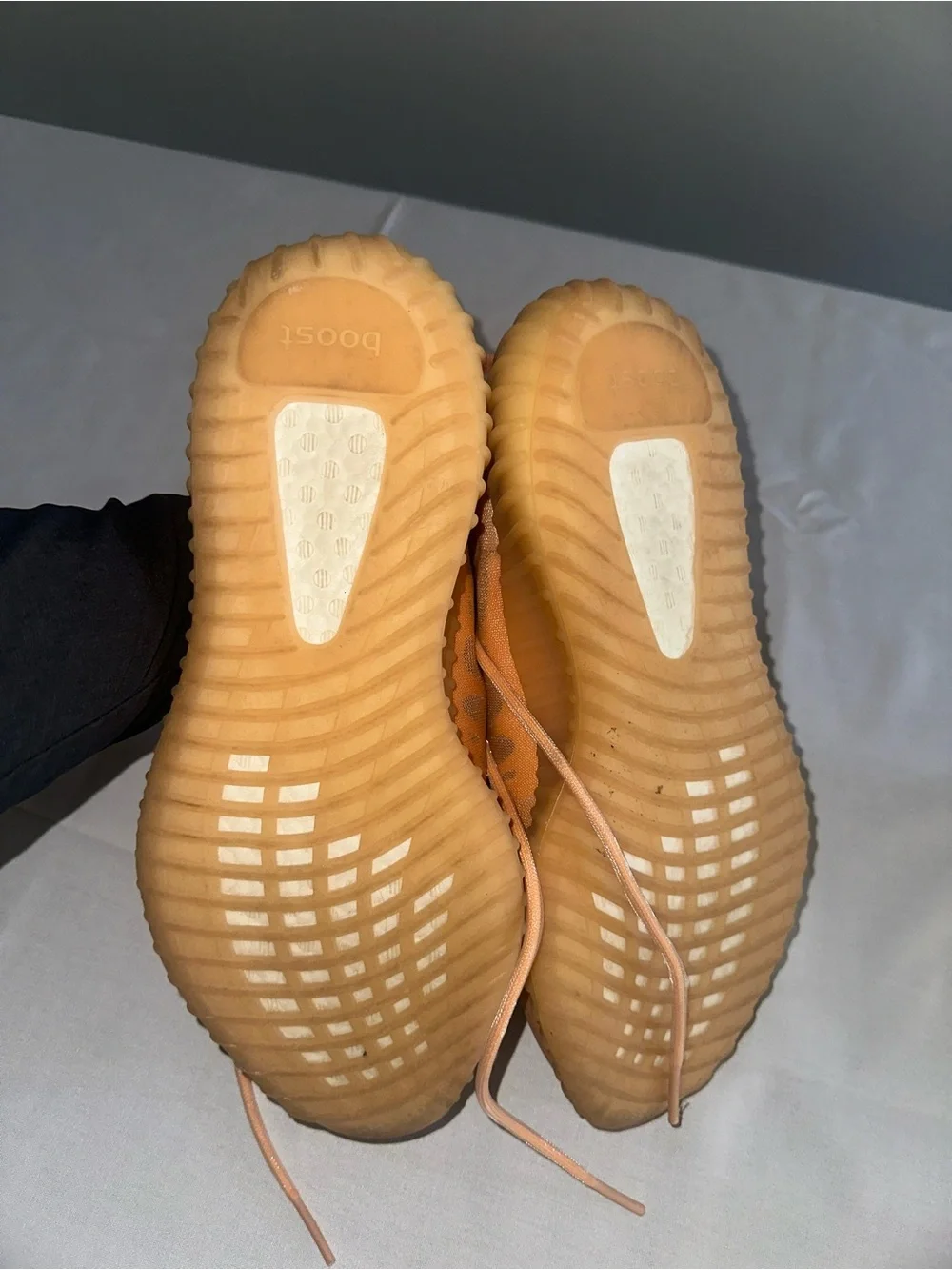 Yeezy Boost 350 V2 Orange/Peach Athletic Sneakers